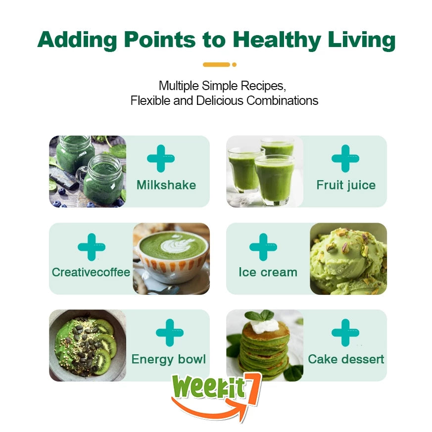 Weekit7 Spirulina Super Green Powder