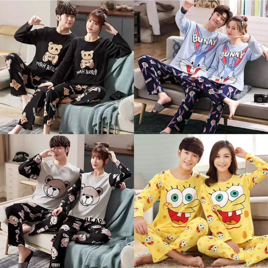 Couple Terno Long Sleeve Pajama