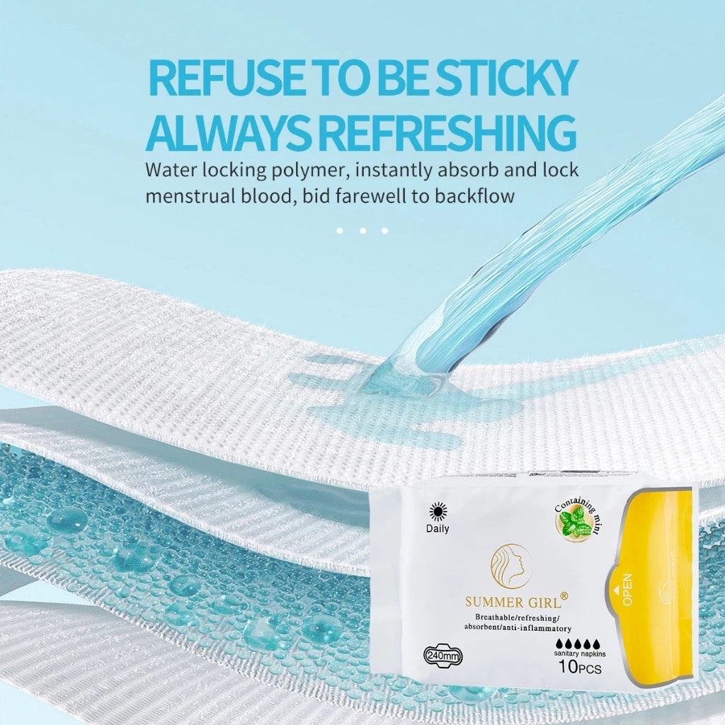 3-in-1 Summer Girl Sanitary Napkin Set