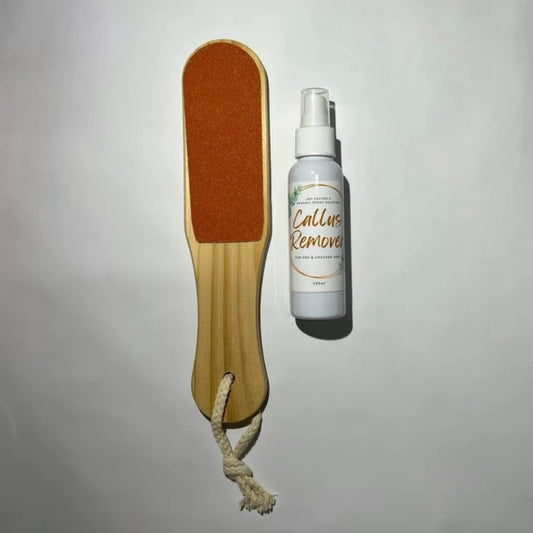 JC Callus Remover Organic Spray Solution with Foot File 100ml