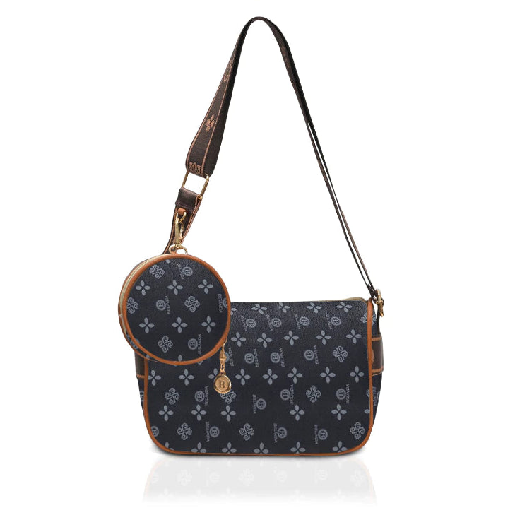 2-IN-1 Mini Monogram Pattern Bag with Coin Purse
