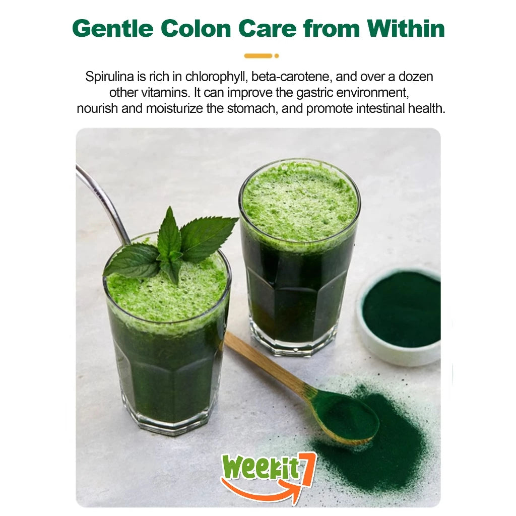 Weekit7 Spirulina Super Green Powder