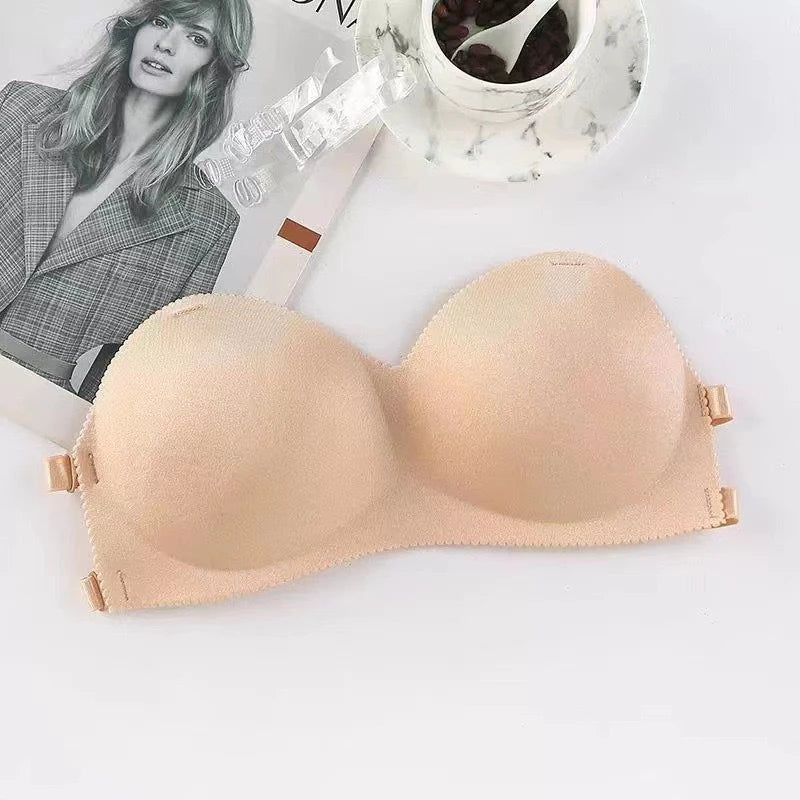 Seamless Strapless Push Up Backless Bra