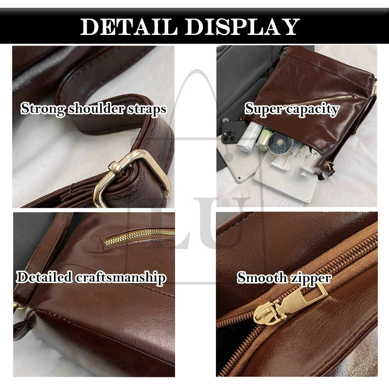 3-Way Vintage Leather Bag