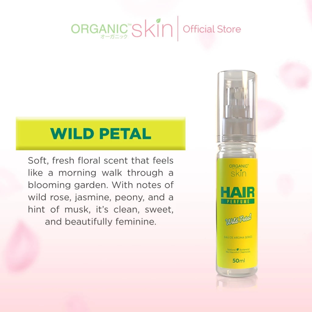 Organic Skin 50ml Hair Perfume Mist Haircare Scent Spray
