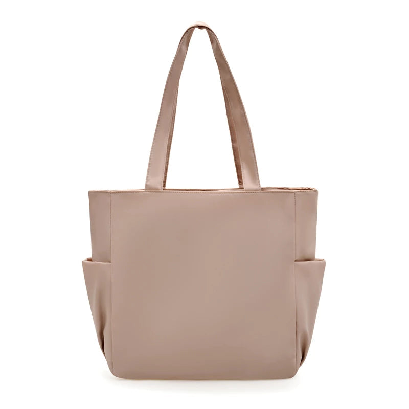 Spacious Oxford Tote Bag with Multiple Pockets