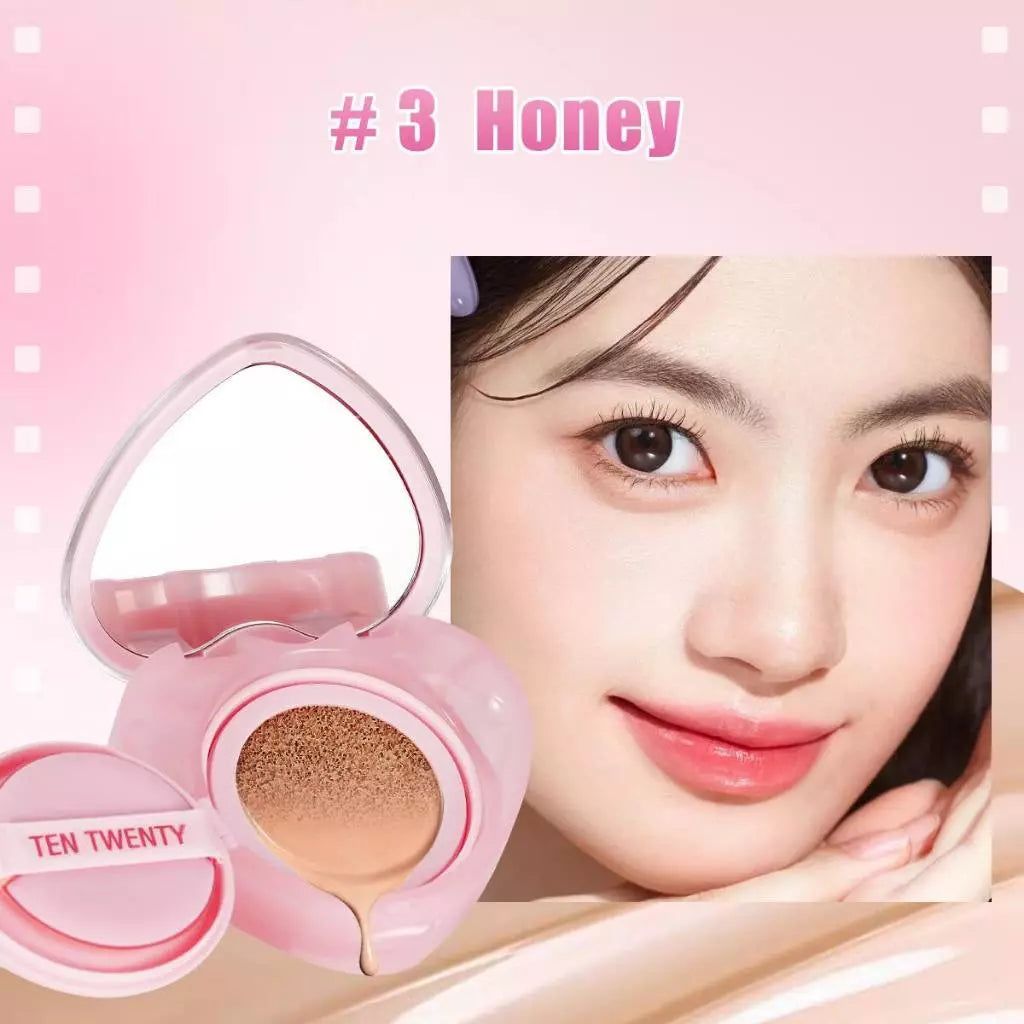 TEN TWENTY Full Coverage Heart Cushion with SPF50