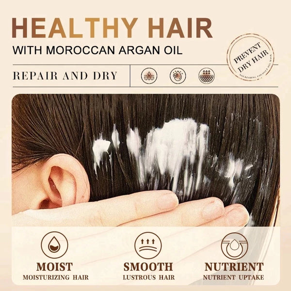 KORMESIC Argan Oil Hair Mask For Deep Repair And Moisturizing 1000ml