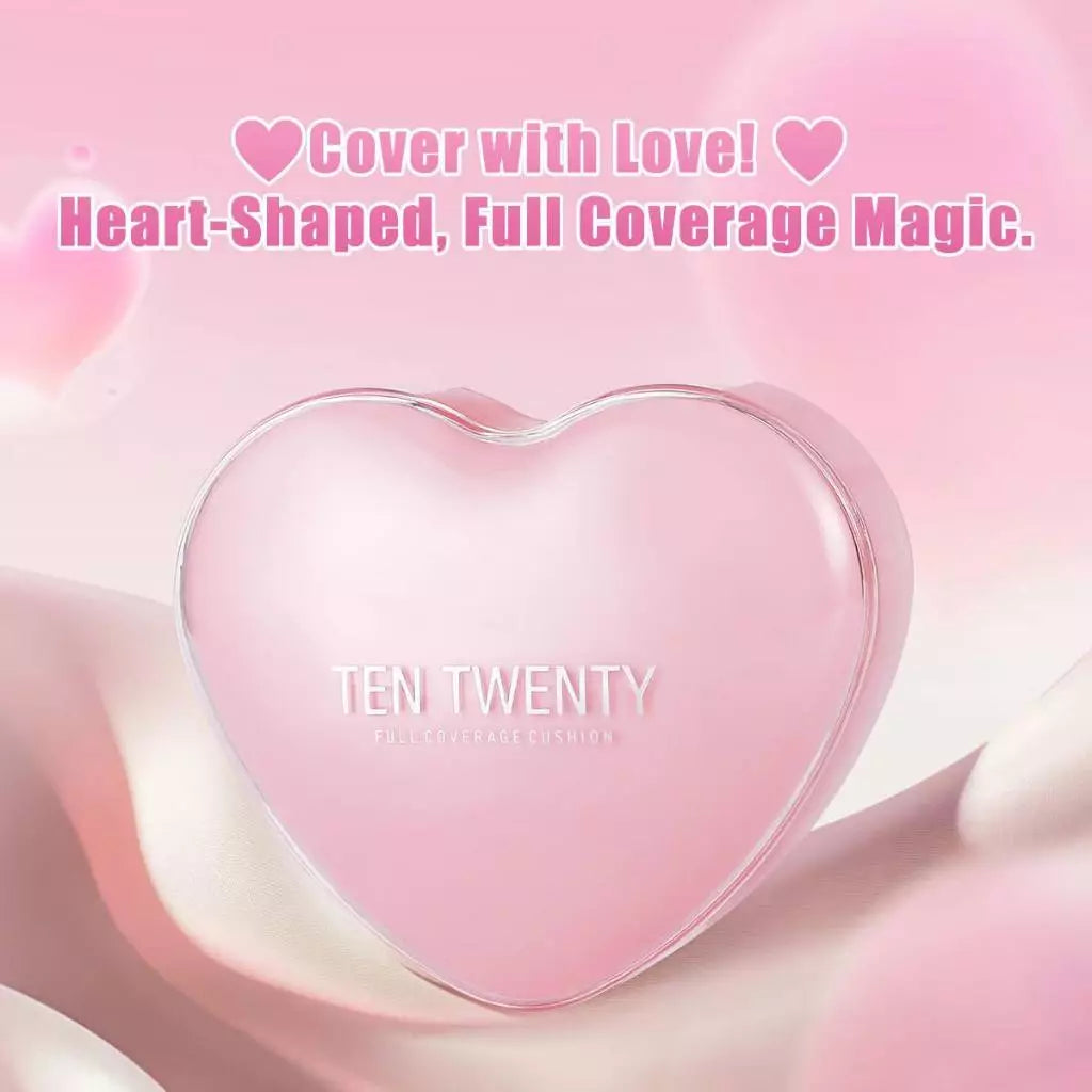 TEN TWENTY Full Coverage Heart Cushion with SPF50