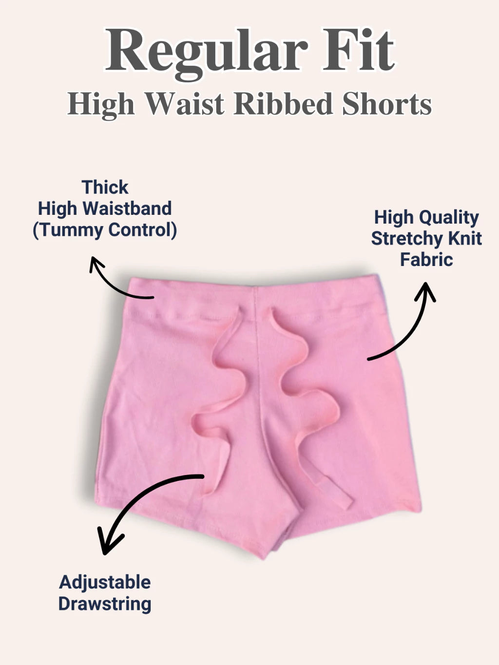 BUY 1 TAKE 2 | Harper Knit High Waist Shorts