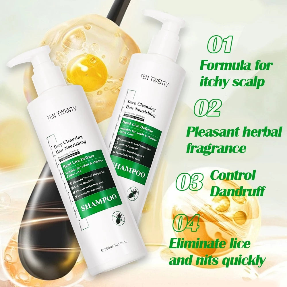 TEN TWENTY Head Lice Defense Shampoo 300ml