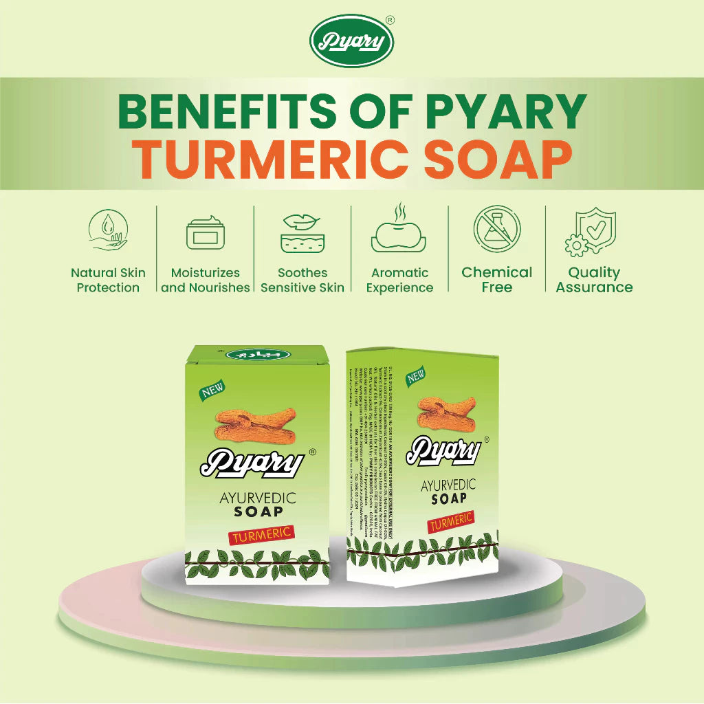 Pyary Ayurvedic Turmeric Soap 75g