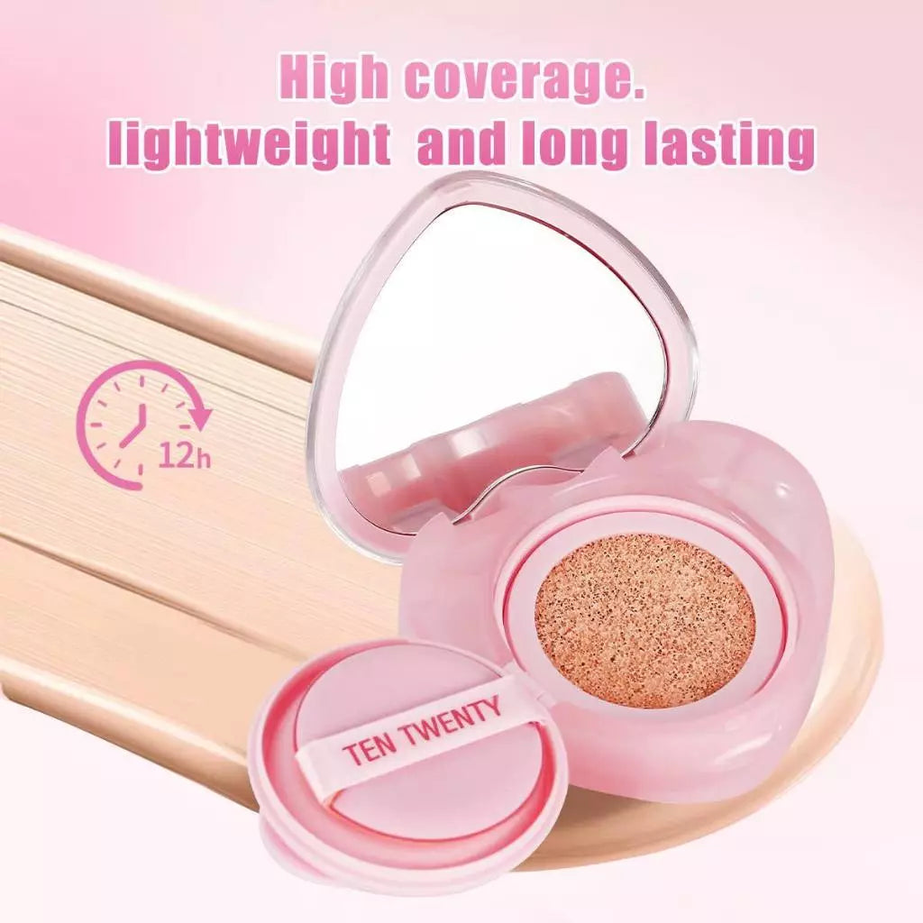 TEN TWENTY Full Coverage Heart Cushion with SPF50