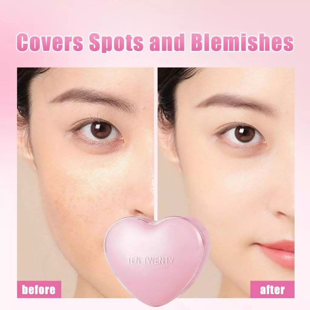 TEN TWENTY Full Coverage Heart Cushion with SPF50