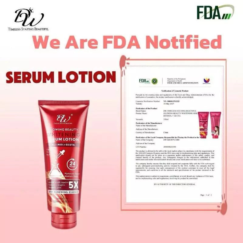 DW Whitening Serum Lotion 350ml