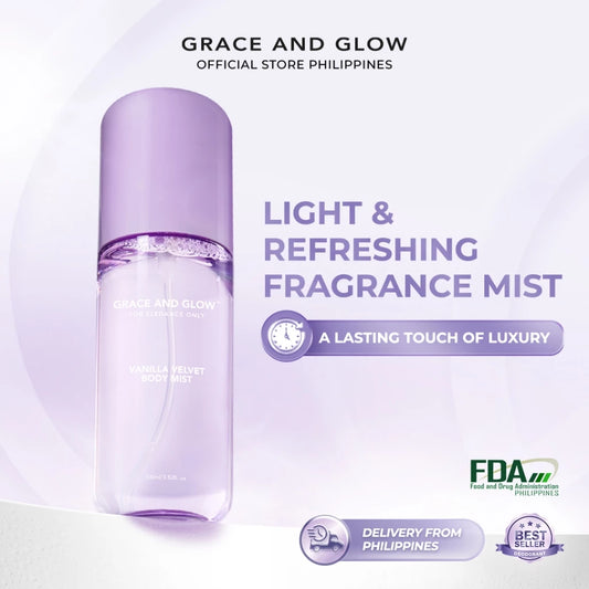GRACE AND GLOW Vanilla Velvet Body Mist