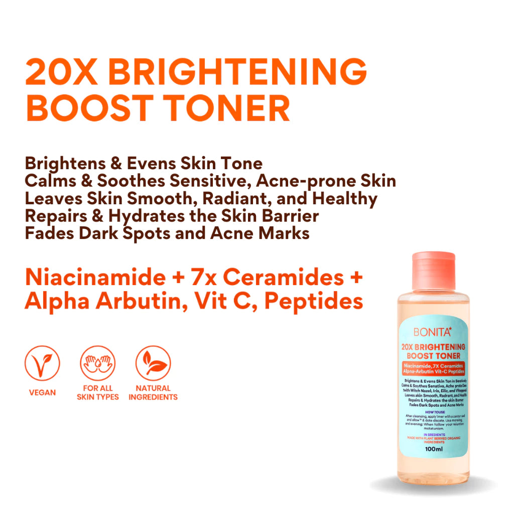 BONITA 20X Brightening Boost Toner 100ml