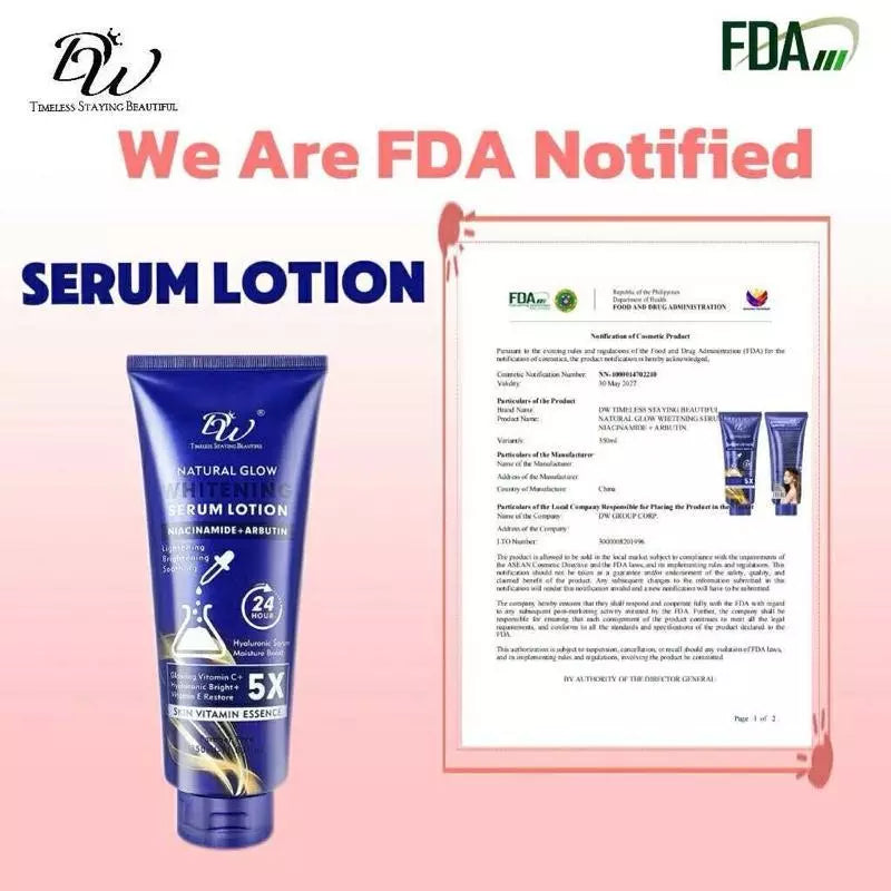 DW Whitening Serum Lotion 350ml
