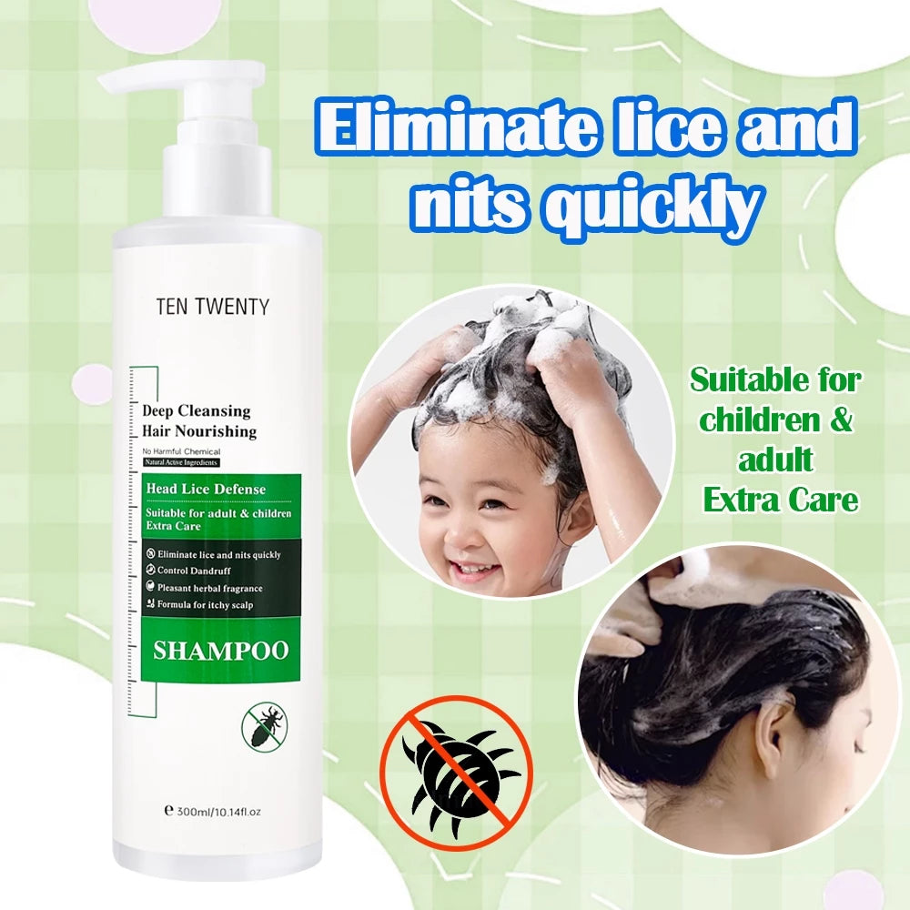 TEN TWENTY Head Lice Defense Shampoo 300ml