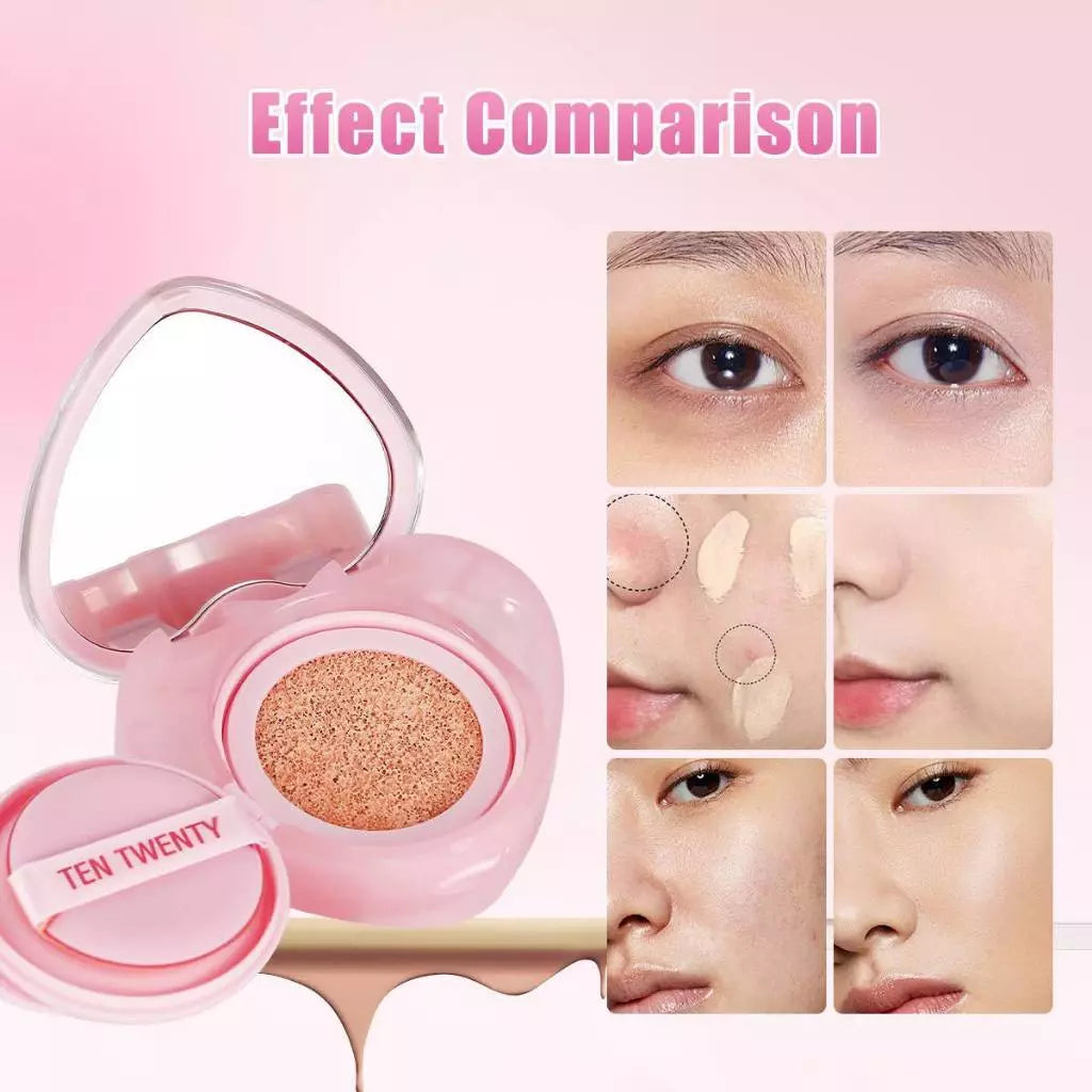 TEN TWENTY Full Coverage Heart Cushion with SPF50