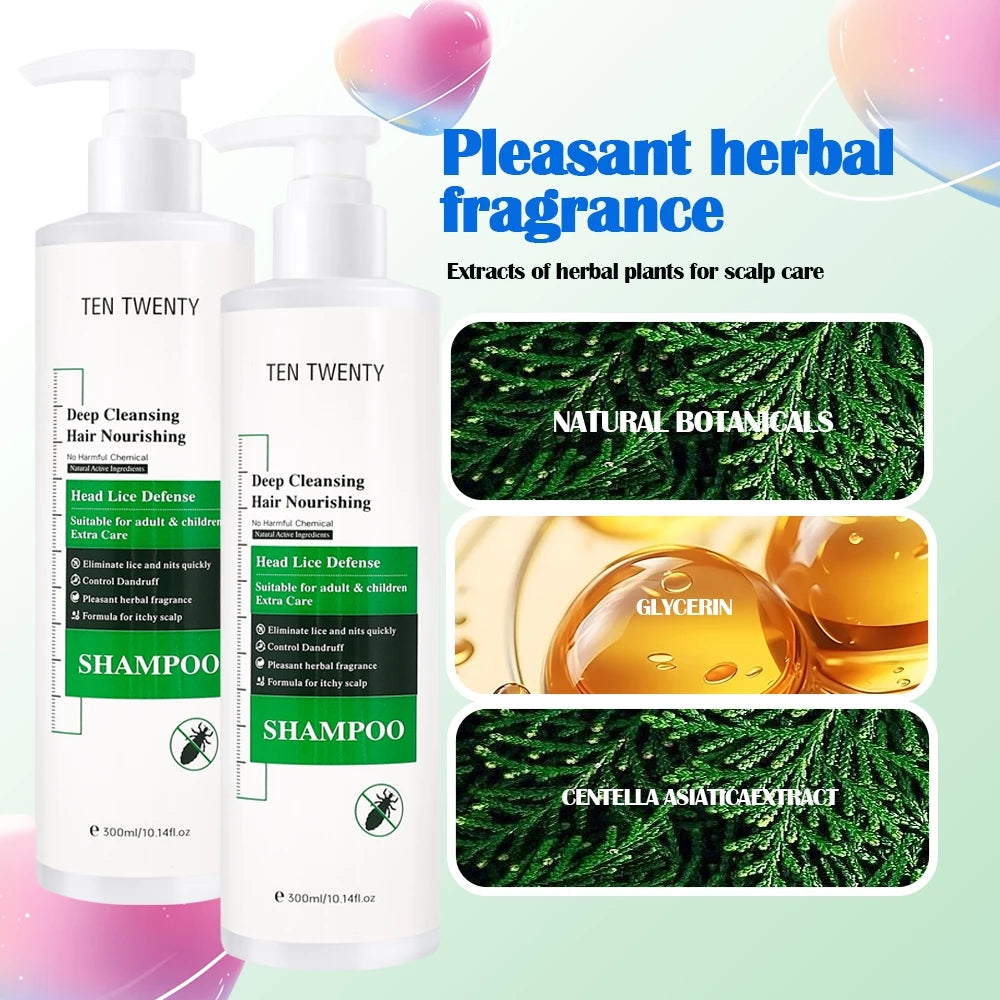 TEN TWENTY Head Lice Defense Shampoo 300ml