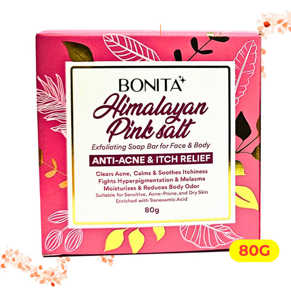 BONITA Himalayan Salt & Sunflower  Niacinamide Soap Bar 80g