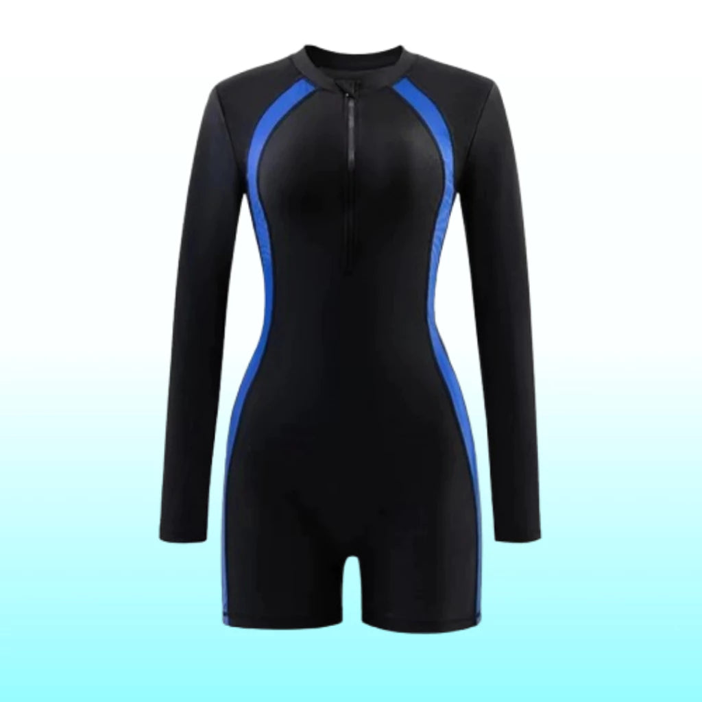 One-Piece Zipper Rash Guard