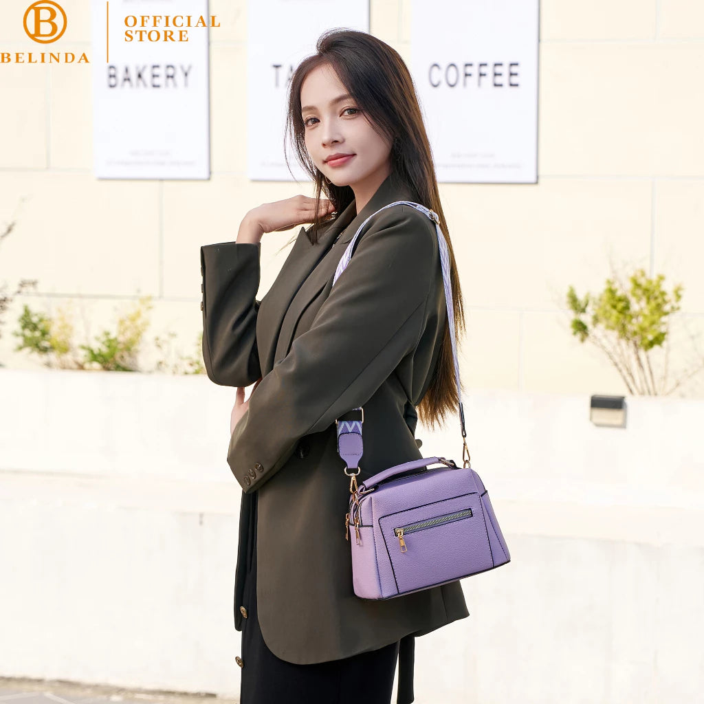 Wide-Strap Premium Sling Bag