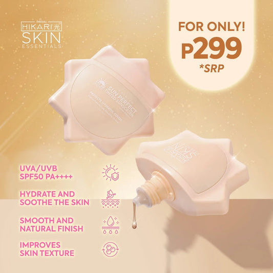 HIKARI Tinted Sunscreen Premium Sun Perfect Broad Spectrum SPF50 PS++++ UVA/UVB