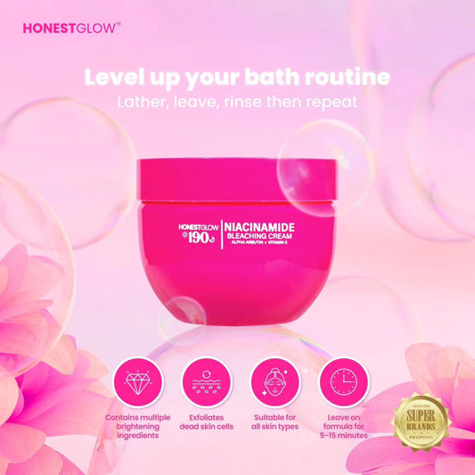 HONEST GLOW Glow 190 Niacinamide Bleaching Cream 250g