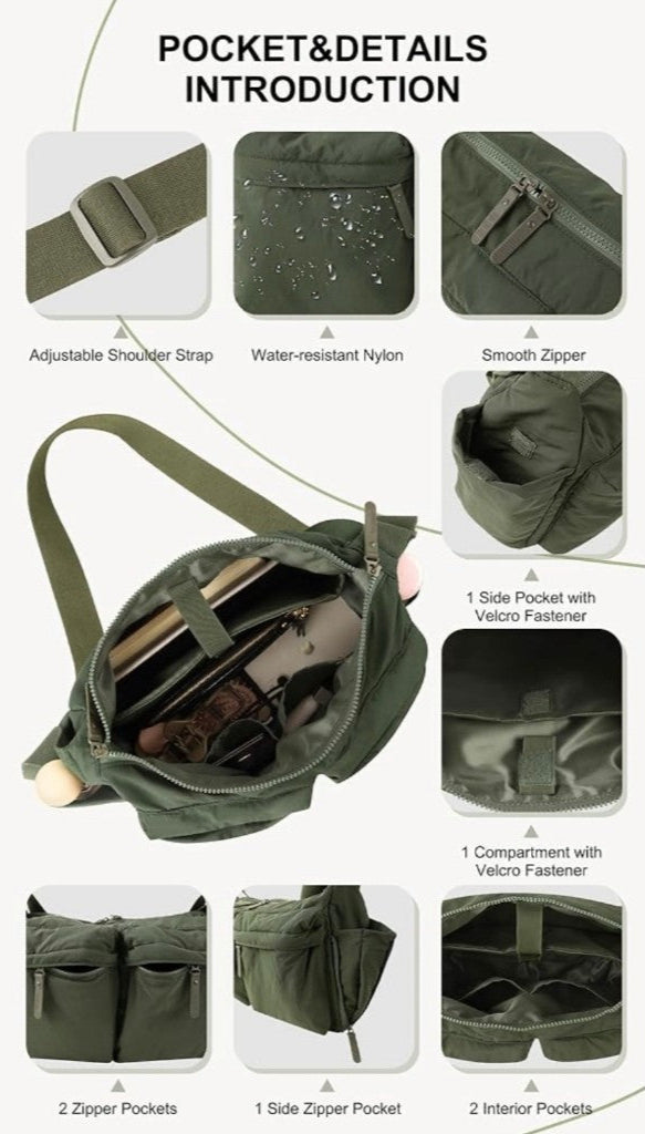 Multi Pocket Crossbody Bag