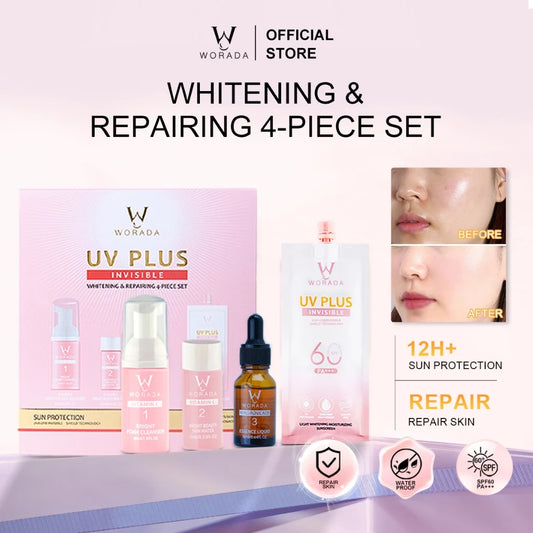 WORADA UV Plus Whitening & Repairing Skin Care Set