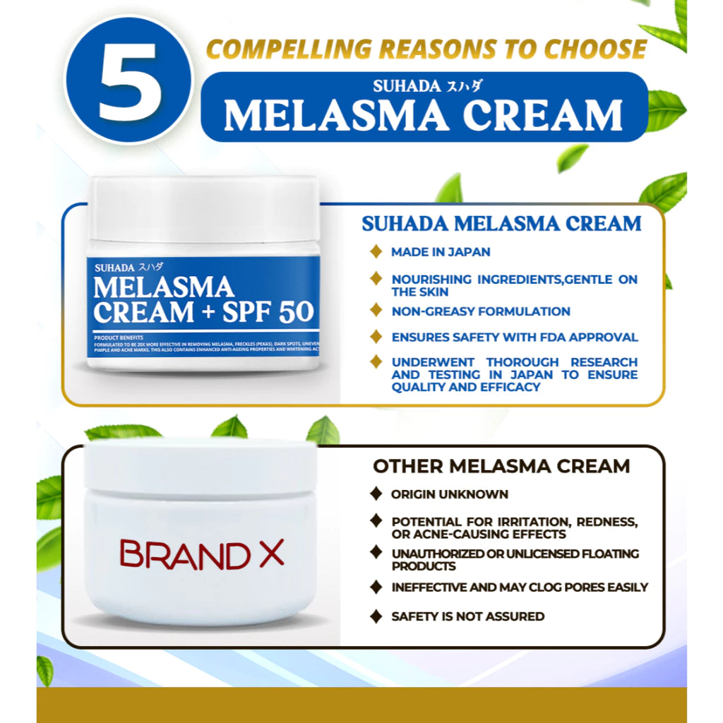 Suhada Japanese Melasma Cream with SPF50