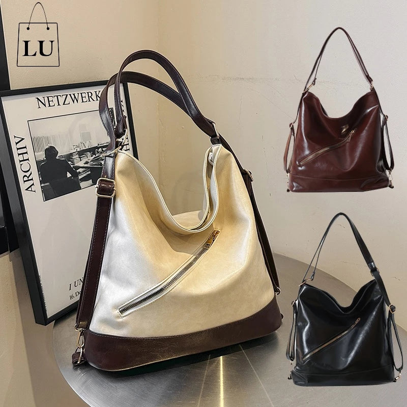3-Way Vintage Leather Bag