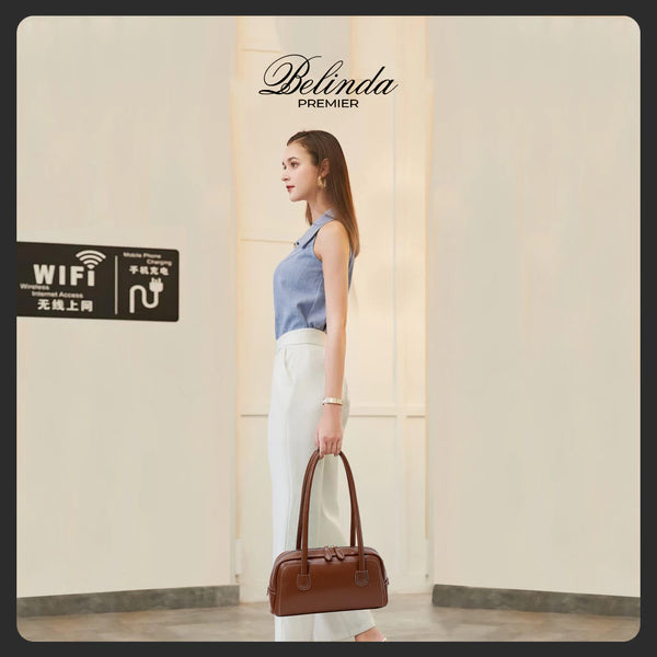 Minimalist Luxe Top-Handle Bag