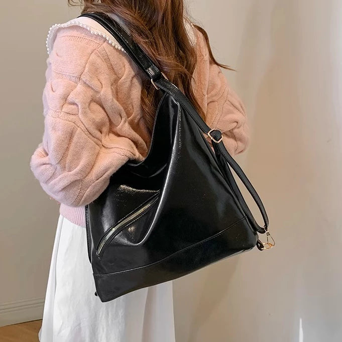 3-Way Vintage Leather Bag