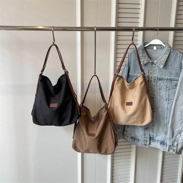 Three-Ways Canvas Tote Bag