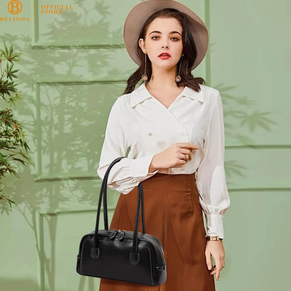 Minimalist Luxe Top-Handle Bag