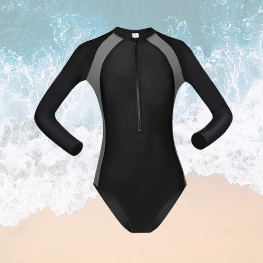One-Piece Zipper Rash Guard