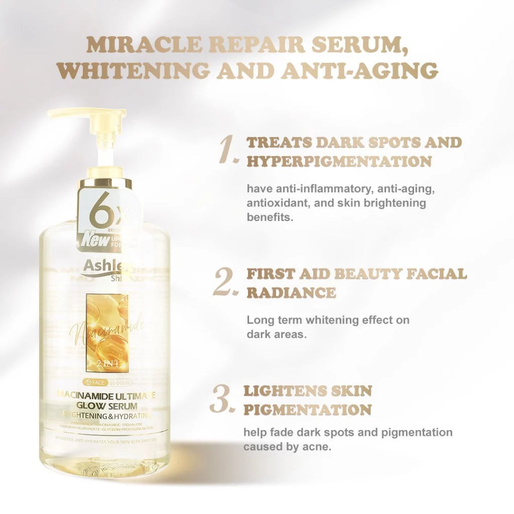 BUY 1 TAKE 1 - ASHLEY SHINE Hyaluronic & ASHLEY SHINE Niacinamide Pure Serum 520ml