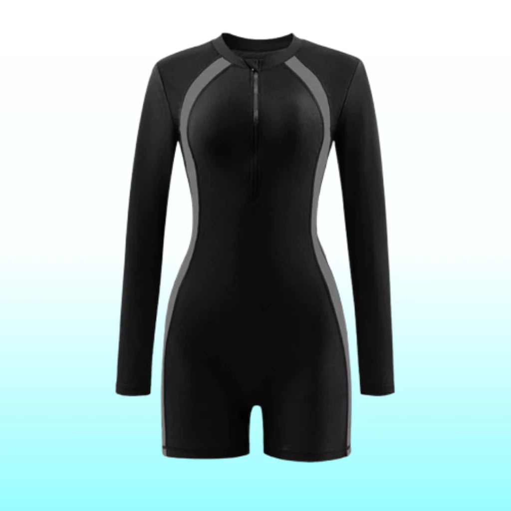 One-Piece Zipper Rash Guard