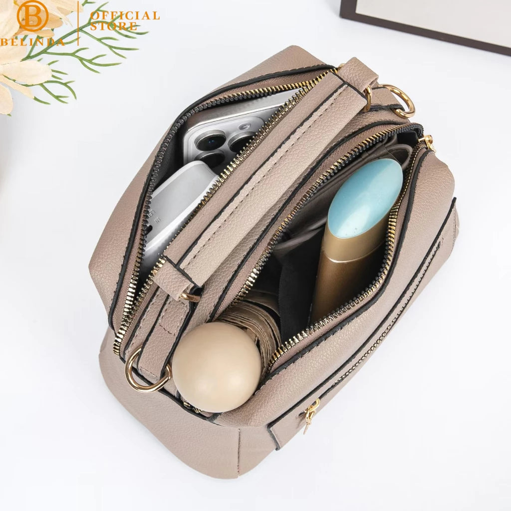 Wide-Strap Premium Sling Bag