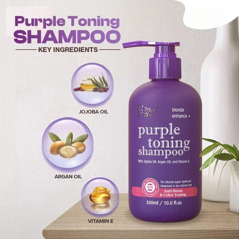 MERRY SUN Purple Toning Shampoo & Conditioner 300ml