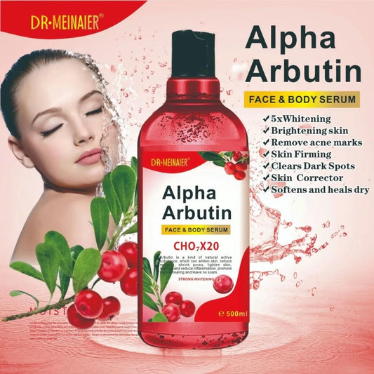 Alpha Arbutin Face & Body Serum 500ml