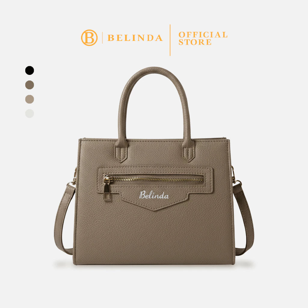 Classic Zip-Front Handbag