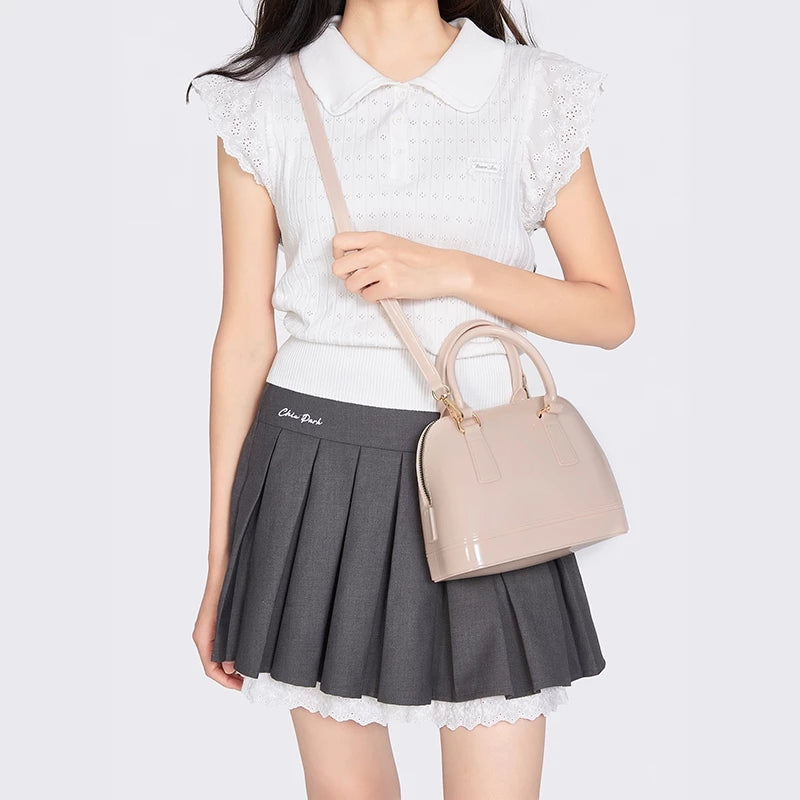 Shell Style Jelly Sling Bag