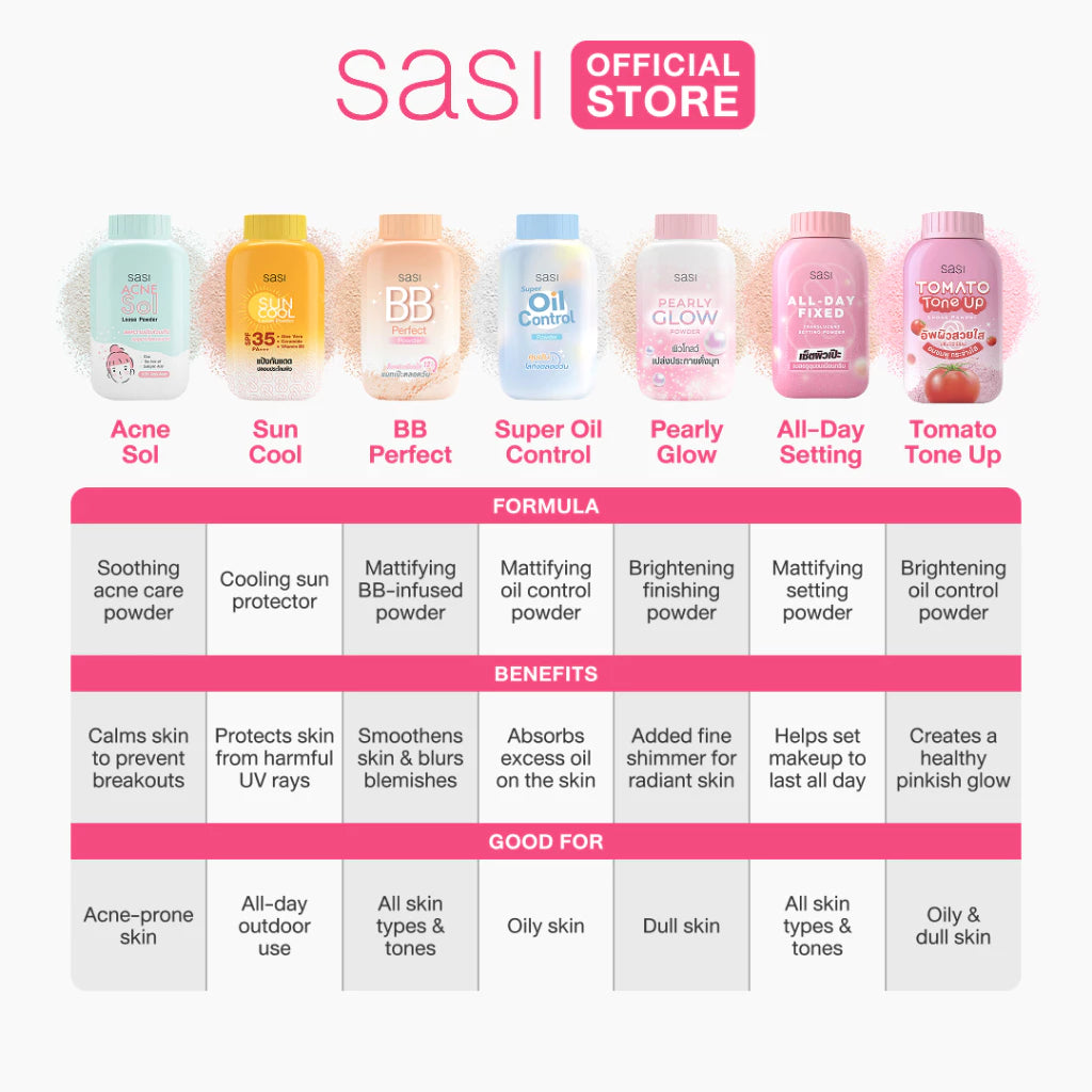 SASI Facial Loose Powder 50g