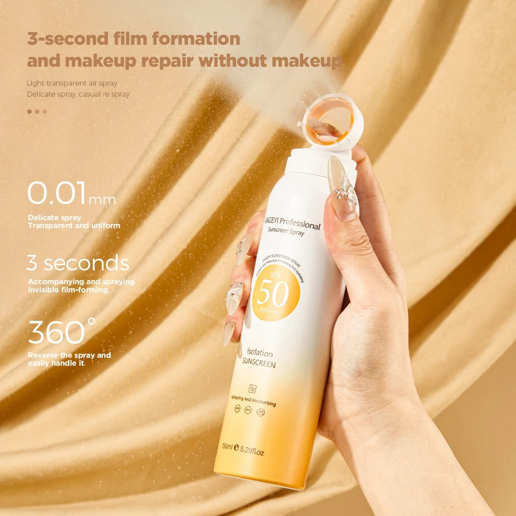 ANGEYI Professional Sunscreen Spray SPF50 PA+++