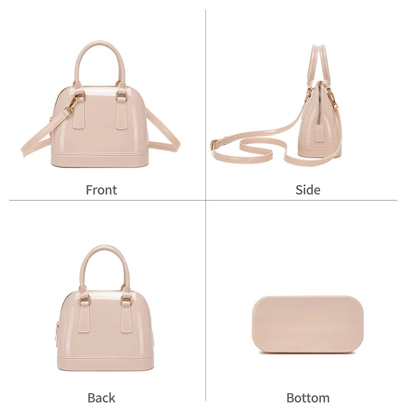 Shell Style Jelly Sling Bag