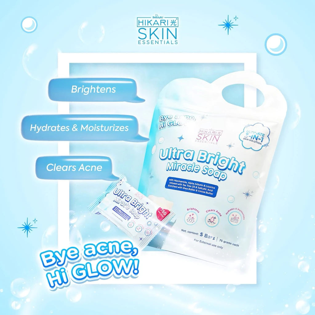 Hikari Skin Essentials: Ultra Bright Miracle Soap